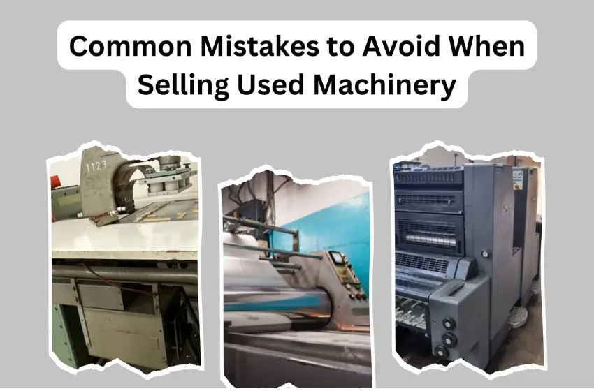Common Mistakes to Avoid When Selling Used Machinery